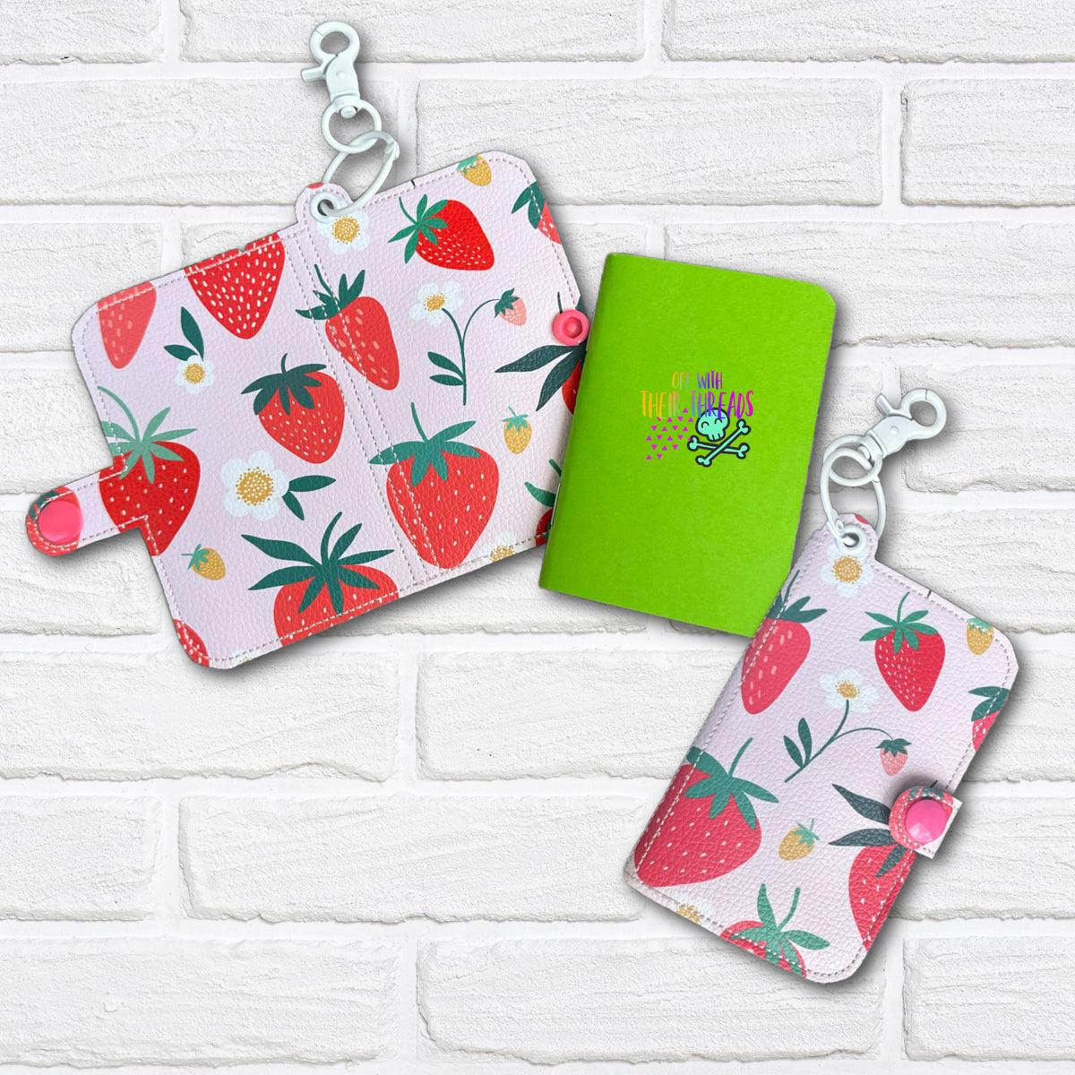 Digital Download Mini Keychain Notebook Holder | ITH Embroidery Design ...