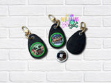 DIGITAL DOWNLOAD Appique Air Tag Key Chain Holder ONE HOOPING