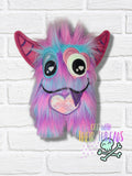 DIGITAL DOWNLOAD Love Monster Plushie Set 5 SIZES INCLUDED