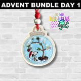 DIGITAL DOWNLOAD Holiday Themed Advent Calender 2025 Mystery Bundle 30 DESIGNS $100+ VALUE