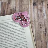 DIGITAL DOWNLOAD Heart Page Corner Bookmark 2 VERSIONS INCLUDED