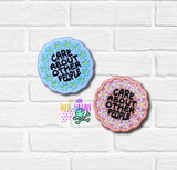 DIGITAL DOWNLOAD Care About Other People Patch 3 SIZES INCLUDED