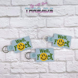 DIGITAL DOWNLOAD Well F... Snap Tab Key Chain