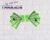 DIGITAL DOWNLOAD Spider Web Shoe Boot Wings SATIN AND BEAN STITCH EYELET OPTIONS INCLUDED