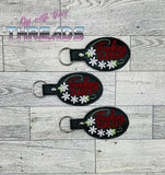 DIGITAL DOWNLOAD Floral Mature Snap Tab Effing Classy Key Chain