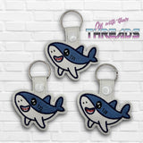 DIGITAL DOWNLOAD Shark Snap Tab Key Chain