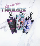 5x6 DIGITAL DOWNLOAD 3D Bat Key Holder Snap Tab Key Chain