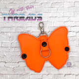 5x7 DIGITAL DOWNLOAD 3D Butterfly Key Holder Snap Tab Key Chain