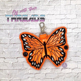 5x7 DIGITAL DOWNLOAD 3D Butterfly Key Holder Snap Tab Key Chain