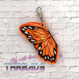 5x7 DIGITAL DOWNLOAD 3D Butterfly Key Holder Snap Tab Key Chain