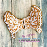 DIGITAL DOWNLOAD 3D Butterfly Shoe Wings Shoe Wings SATIN AND BEAN STITCH EYELET OPTIONS INCLUDED