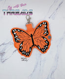 5x7 DIGITAL DOWNLOAD 3D Butterfly Key Holder Snap Tab Key Chain