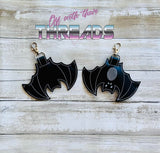 5x6 DIGITAL DOWNLOAD 3D Bat Key Holder Snap Tab Key Chain