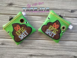 DIGITAL DOWNLOAD 5x5 Do Epic Shit Poo Bag Zippered Bag and 4x4 Stand Alone