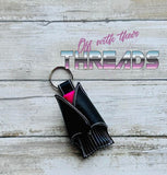 DIGITAL DOWNLOAD 5x5 Bat Wing Chapstick Holder Key Chain Snap Tab Lip Balm