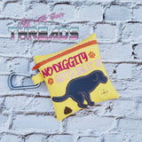 DIGITAL DOWNLOAD 5x5 Applique No Diggity Poo Bag Zippered Bag and 4x4 Stand Alone