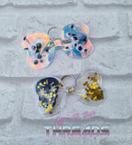 DIGITAL DOWNLOAD Shaker Style Clear Vinyl Hair Bow Style One 3 SIZES INCLUDED