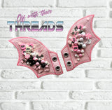 DIGITAL DOWNLOAD 3D Shaker Bat Wings For Clear Vinyl 7 SIZES INCLUDED!