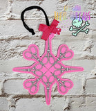 DIGITAL DOWNLOAD Vintage Scissors Snowflake Ornament Bookmark Gift Tag