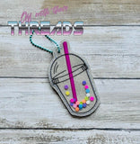 DIGITAL DOWNLOAD 3D Shaker Boba Bubble Tea Bag Tag Bookmark Ornament