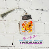 DIGITAL DOWNLOAD 3D Shaker Empty Mason Jar Hanger Ornament Bookmark 3 Sizes