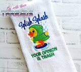 DIGITAL DOWNLOAD Splish Splash 3 SIZES INCLUDED