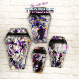 DIGITAL DOWNLOAD 3D Shaker Coffin Zipper Bag Set 4 SIZES INCLUDED!