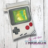 DIGITAL DOWNLOAD Gameboy ITH Zippered Bag Lined and Unlined
