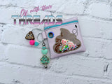 DIGITAL DOWNLOAD 5x5 Applique 3D Shaker Poo Bag ITH Zipper Bag