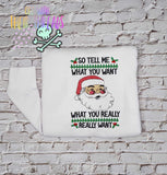 DIGITAL DOWNLOAD So Tell Me What You Want 3 SIZES INCLUDED