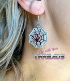 DIGITAL DOWNLOAD Arachnid Spider Spiderweb Web Earrings