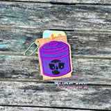 DIGITAL DOWNLOAD Applique Vampire Dracula Bucket Gift Card Holder