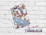 DIGITAL DOWNLOAD 5x7 Applique Shaker Glass Slipper Mini Comp Book Cover