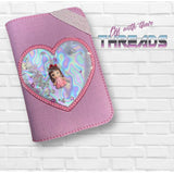 DIGITAL DOWNLOAD 5x7 Applique Shaker Heart Mini Comp Book Cover