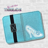 DIGITAL DOWNLOAD 5x7 Applique Shaker Glass Slipper Mini Comp Book Cover