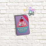 DIGITAL DOWNLOAD 5x7 Applique Shaker Cupcake Mini Comp Book Cover