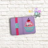 DIGITAL DOWNLOAD 5x7 Applique Shaker Cupcake Mini Comp Book Cover