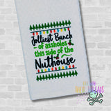 DIGITAL DOWNLOAD 5 Sizes Jolliest Bunch Embroidery Design