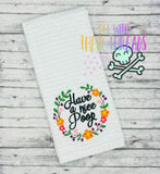 DIGITAL DOWNLOAD Have A Nice Poop Embroidery Design 4 SIZES INCLUDED