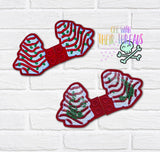 DIGITAL DOWNLOAD 3D Shaker Applique Tree Shoe Wings Shoe Wings SATIN AND BEAN STITCH EYELET OPTIONS INCLUDED 2 VERSIONS INCLUDED