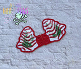 DIGITAL DOWNLOAD 3D Shaker Applique Tree Shoe Wings Shoe Wings SATIN AND BEAN STITCH EYELET OPTIONS INCLUDED 2 VERSIONS INCLUDED