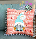 DIGITAL DOWNLOAD 3D Shaker Applique Ornament Gnome 3 SIZES INCLUDED