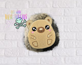 DIGITAL DOWNLOAD Hedgie Hedgehog Stuffie 5 SIZES INCLUDED