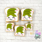 DIGITAL DOWNLOAD Applique Avocado Toast Plush 6 SIZES INCLUDED