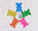 DIGITAL DOWNLOAD Gummy Bear Squishy Set Stuffie 6 SIZES INCLUDED