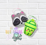 DIGITAL DOWNLOAD Trash Panda Key Chain Squishy Plush Set 2 DESIGNS INCLUDED