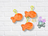 DIGITAL DOWNLOAD Goldfish Key Chain Squishy Plush
