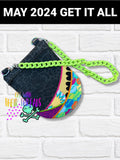 DIGITAL DOWNLOAD Applique Swoop, There It Is! Rounded Bottom Bag