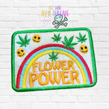 DIGITAL DOWNLOAD Flower Power Patch 3 SIZES INCLUDED