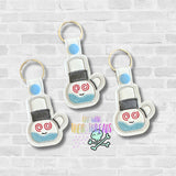 DIGITAL DOWNLOAD Green BUDdies Set Snap Tab Key Chain
